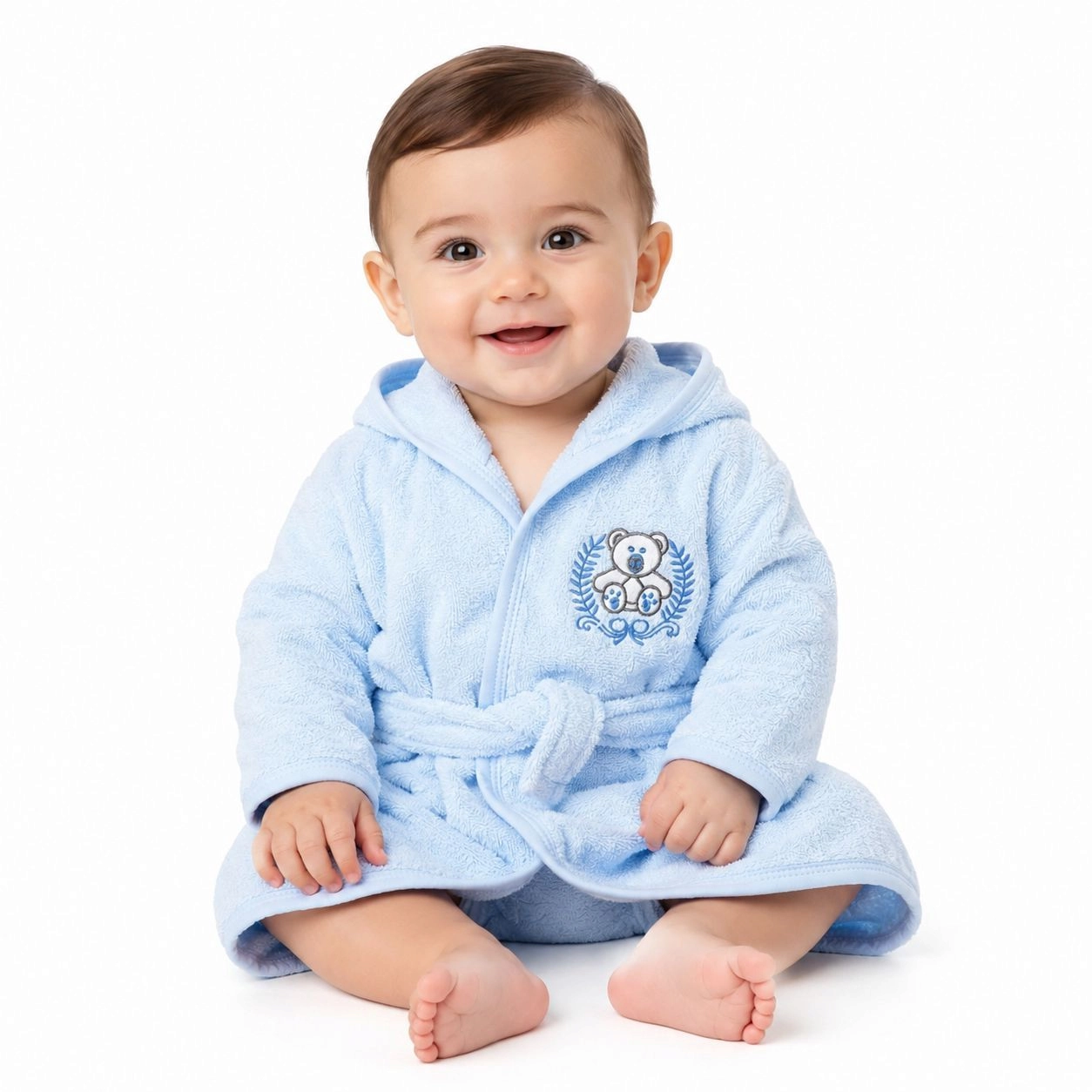 Premium Baby Hooded Bath Gown Collection(Blue) 🛁✨