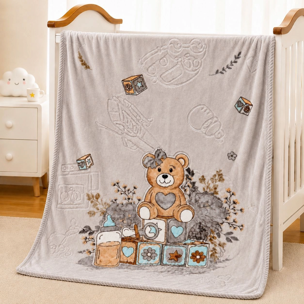 Baby Soft Double-Ply Blanket (100 X 100Cm)
