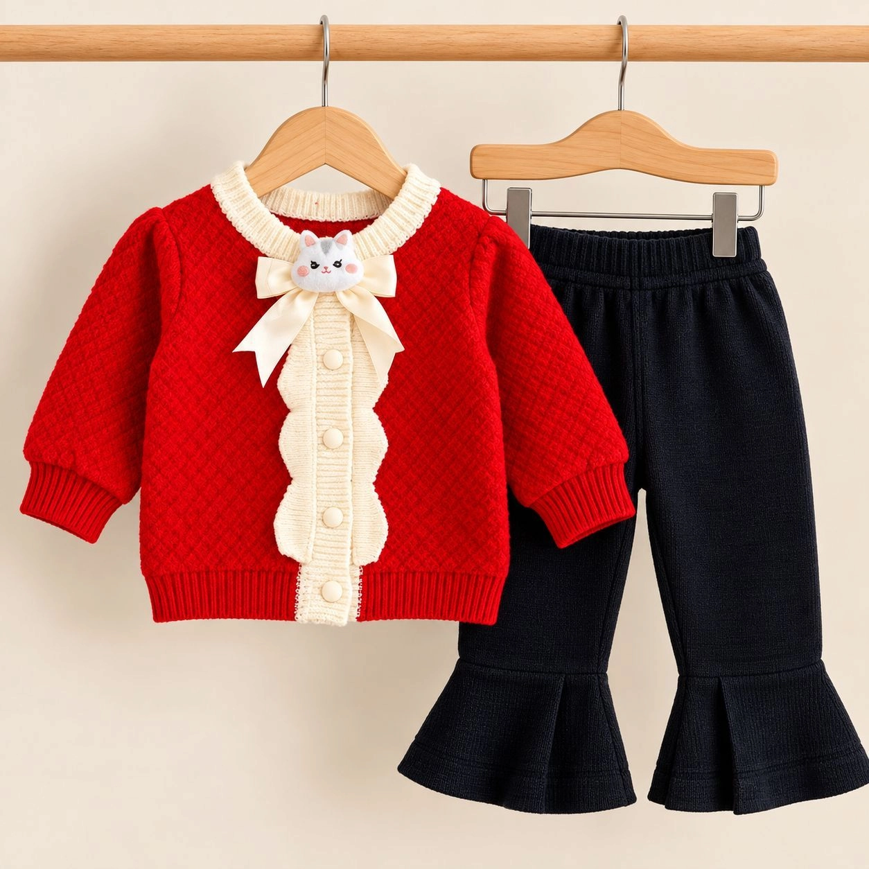 Baby Woolen Pajama Suits – Winter Collection ❄️ – winter baby 2 piece sets for newborns and infants in Pakistan | Baby Spot