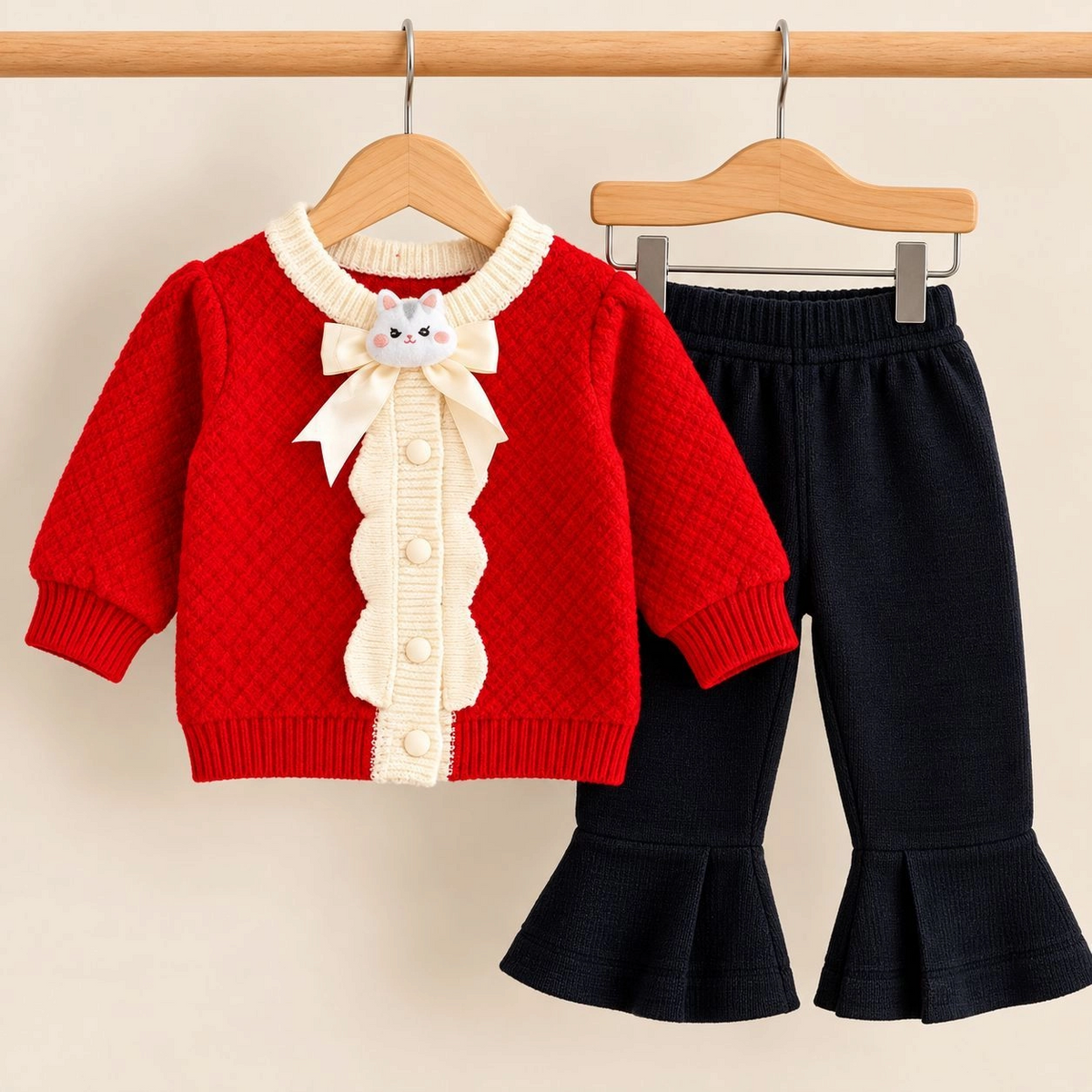 Baby Woolen Pajama Suits – Winter Collection ❄️ – winter baby 2 piece sets for newborns and infants in Pakistan | Baby Spot