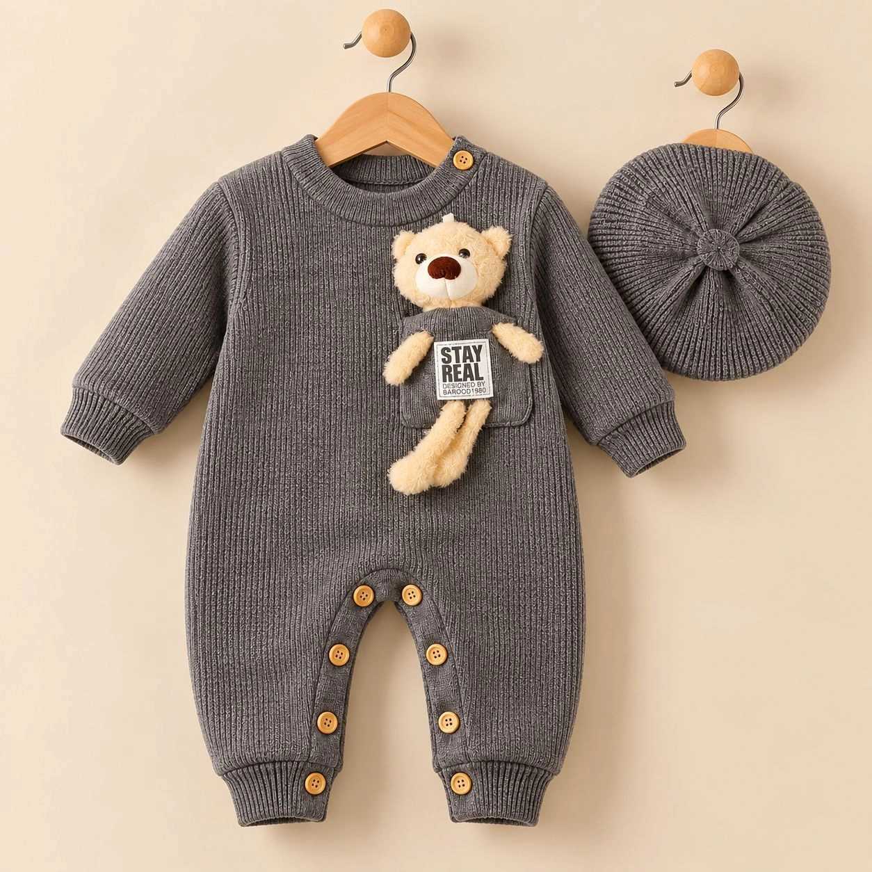 Imported Woolen Baby Rompers