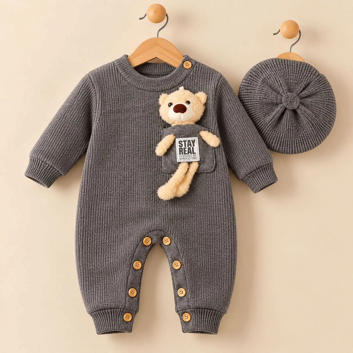 Imported Woolen Baby Rompers