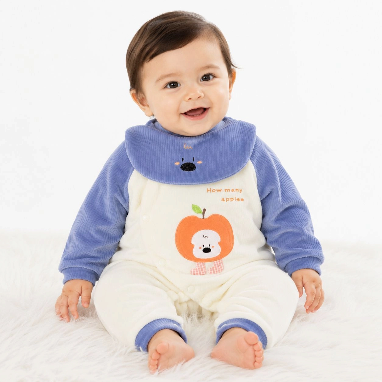 Baby Quilted Foaming Winter Rompers – Cozy & Stylish