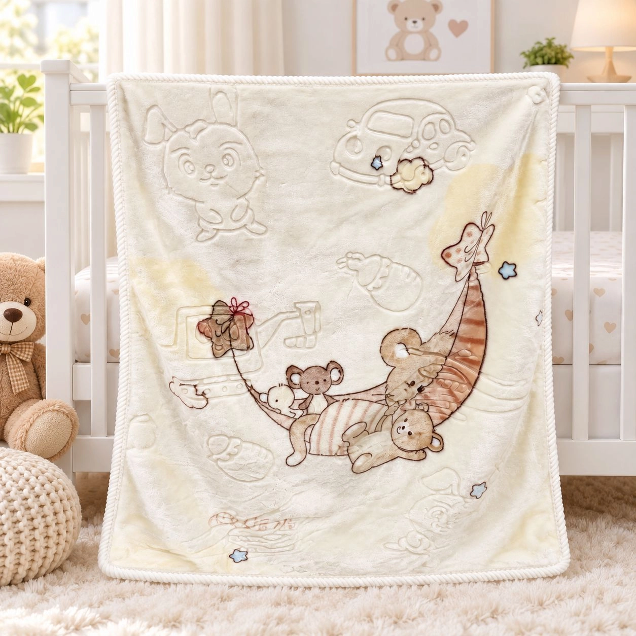 Baby Soft Double-Ply Blanket (100 X 100Cm)