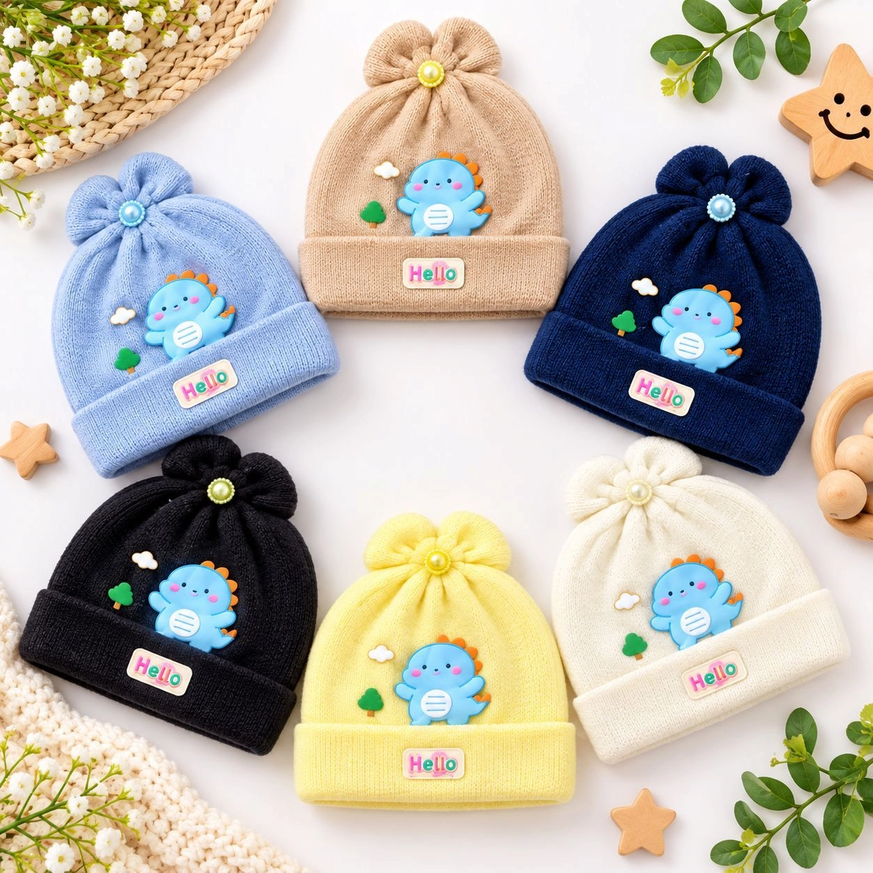 Imported Baby Woolen Caps Collection
