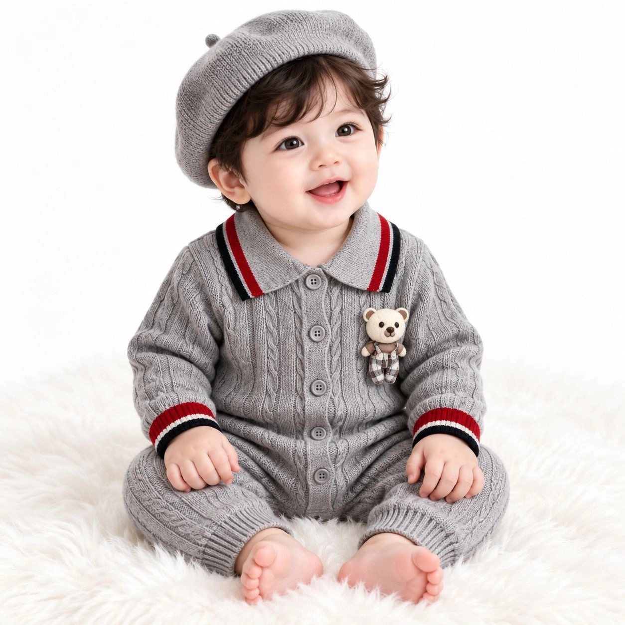 Imported Woolen Baby Rompers