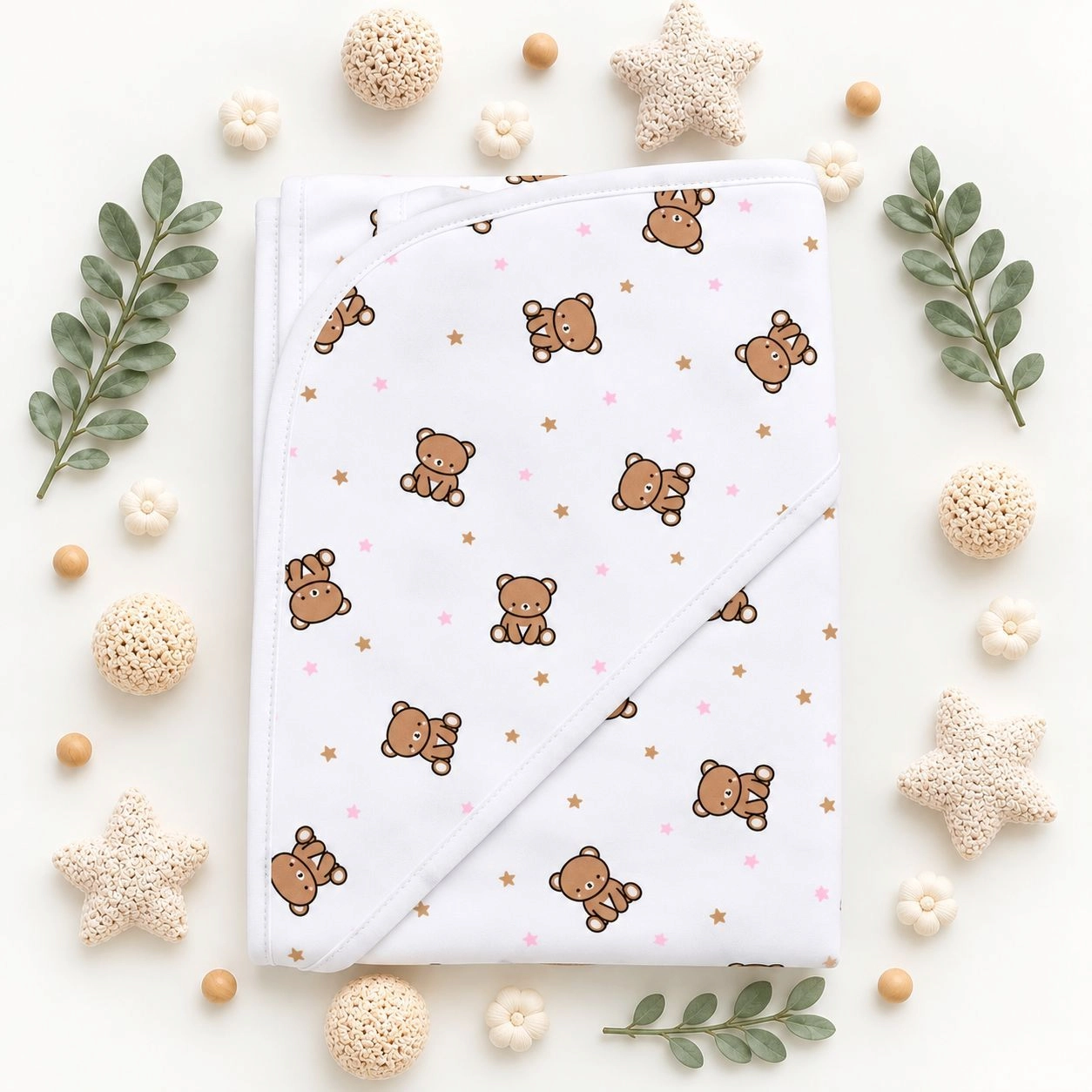 Baby Hooded Fleece Wrapping Sheets