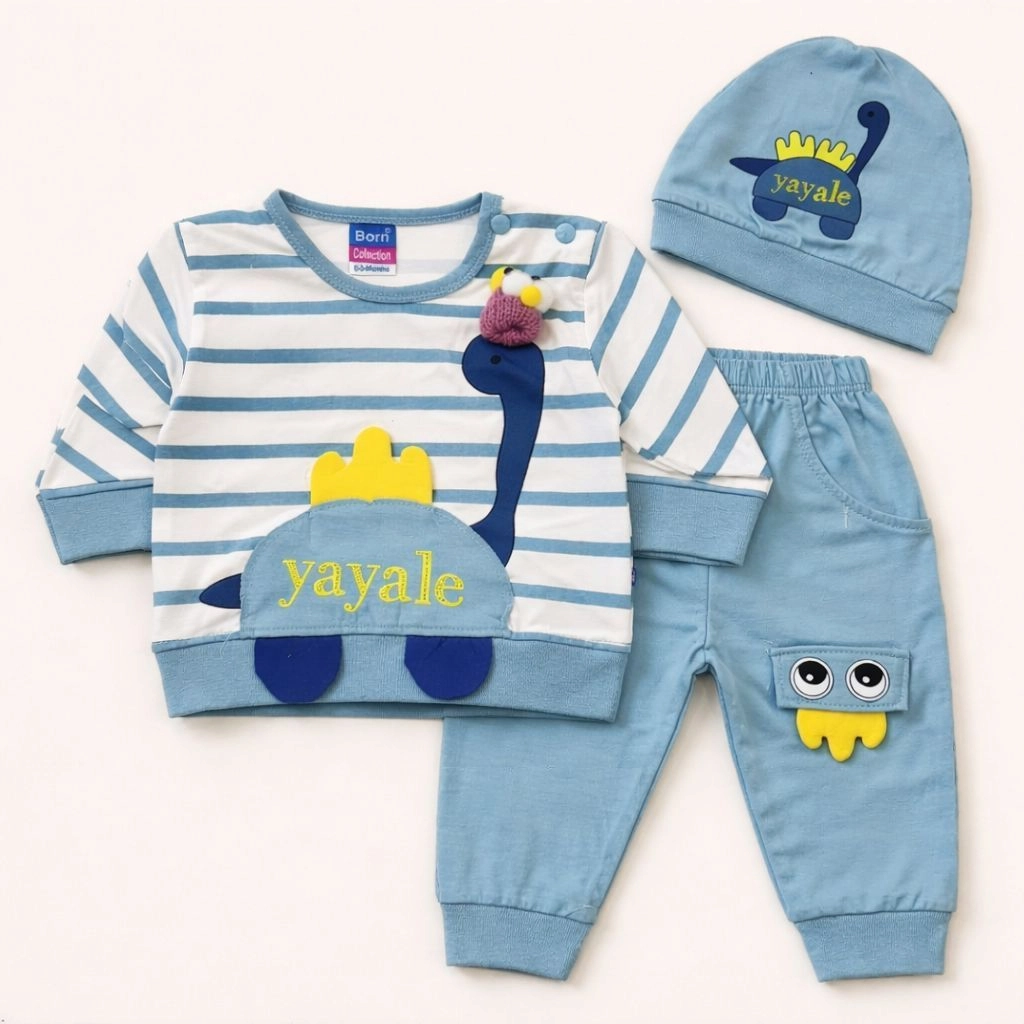 Baby Pajama Suit with Cap(0-3 months)