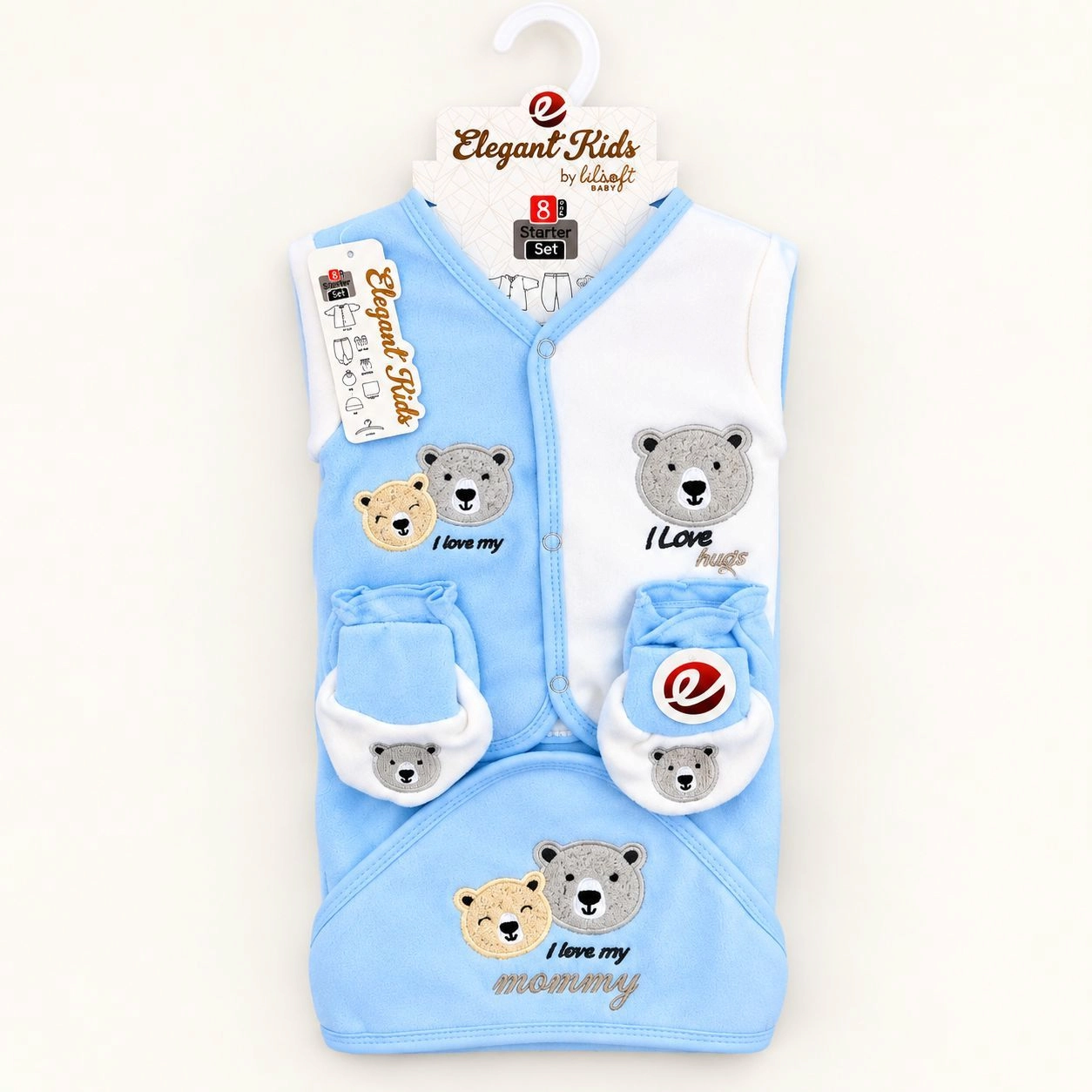8 Pcs Winter Fleece Baby Starter Set – Warm & Cozy