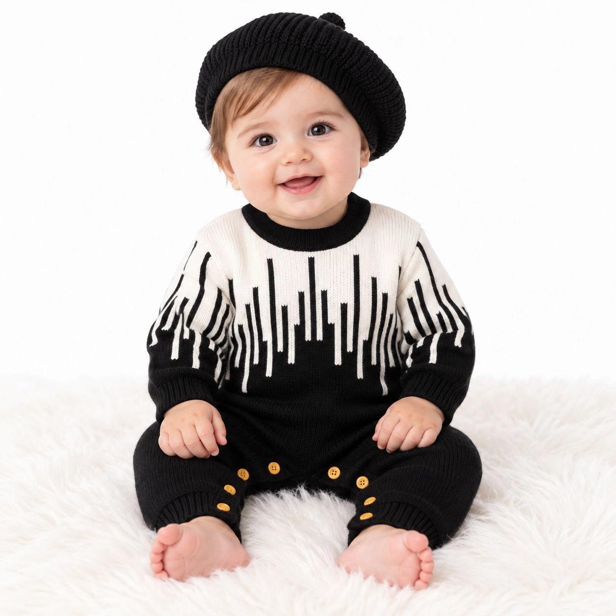 Imported Woolen Baby Rompers (LB)