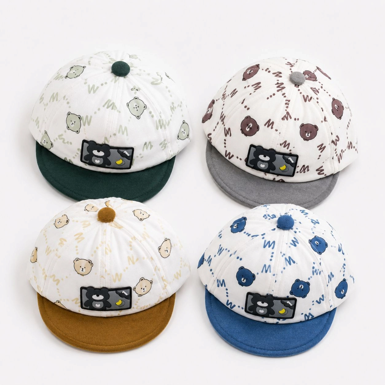 Baby P-Cap Style Cotton Caps(0-6 months)