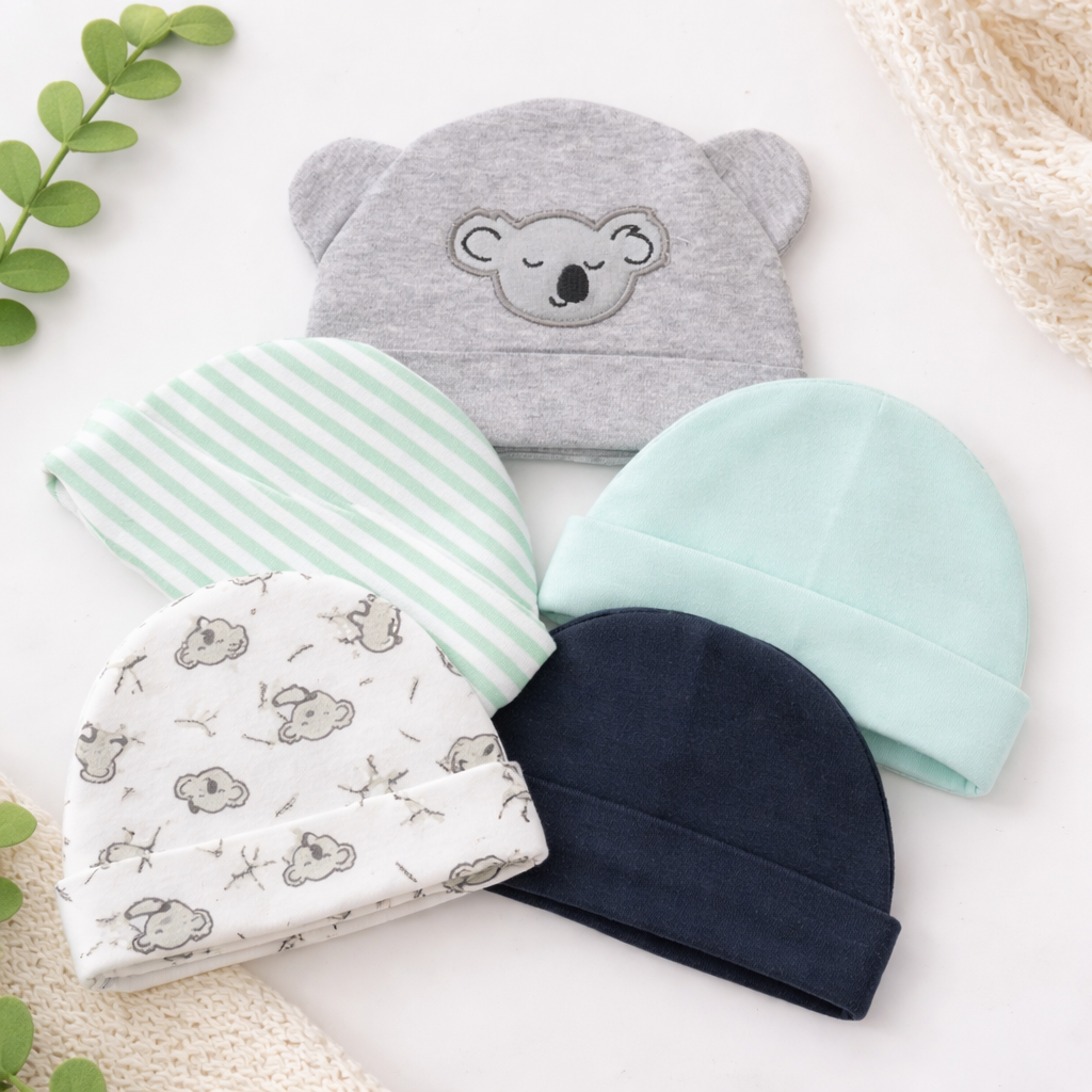 Duck N Duck Baby Caps Set of 5