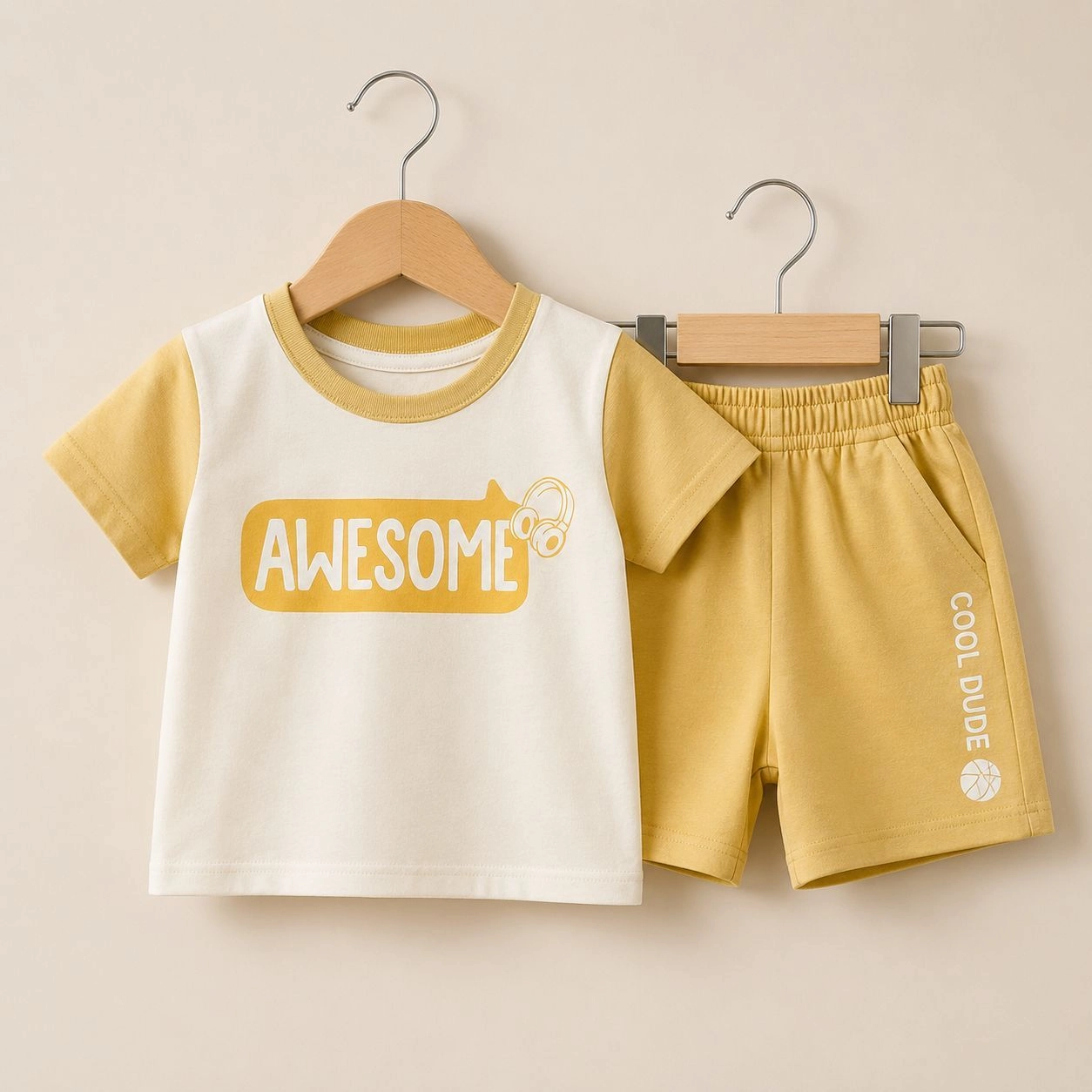 Imported Baby Niker Suit – Premium Cotton T-Shirt & Shorts Set (3M–18M)