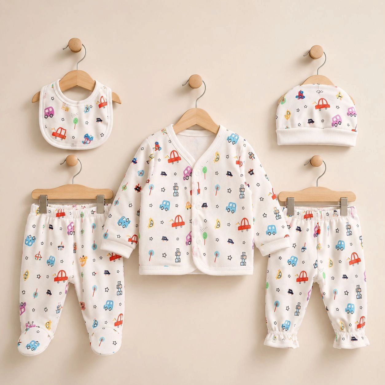 Baby winter 5 Pcs Starter Set Dresses