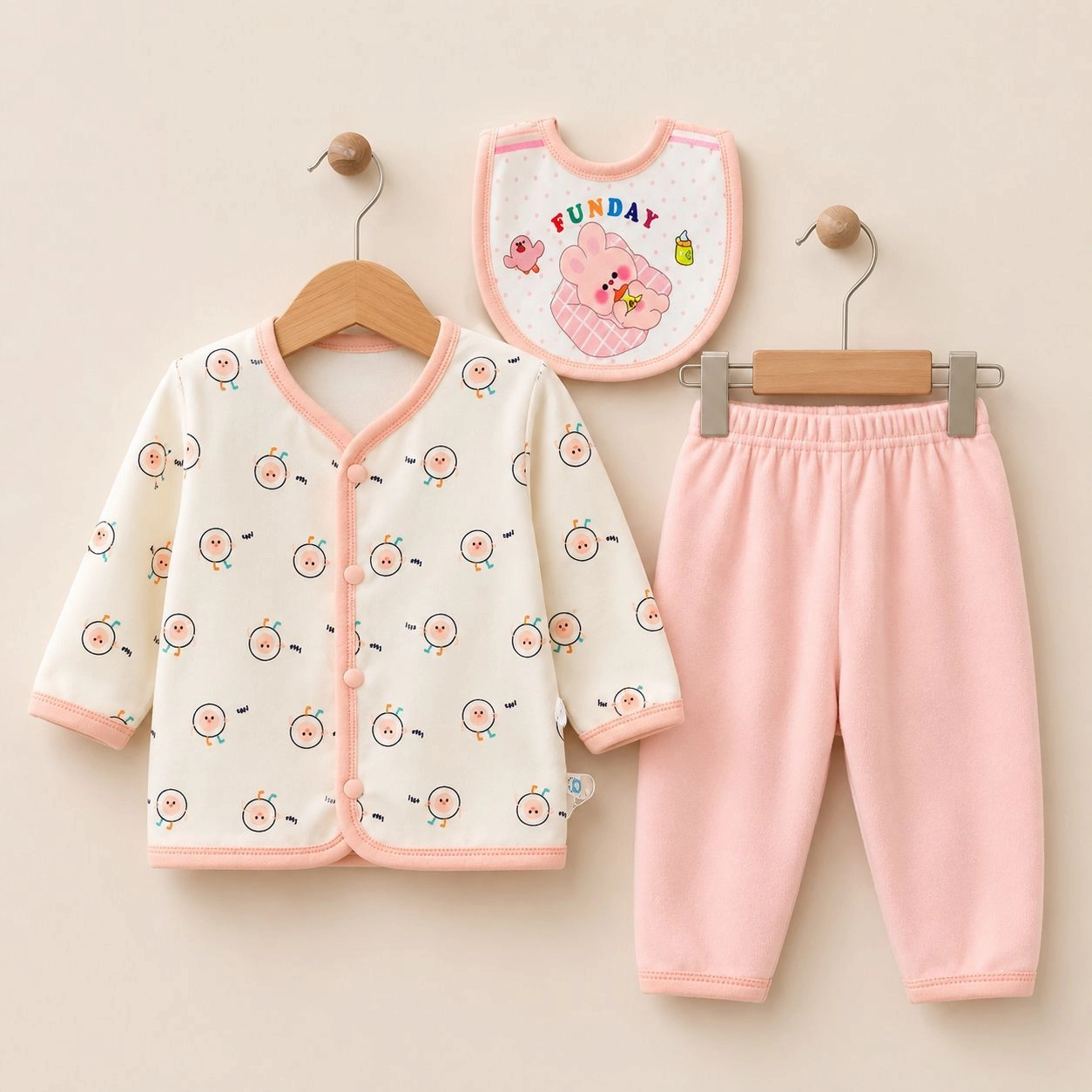 Winter Fleece 3 pc baby suits