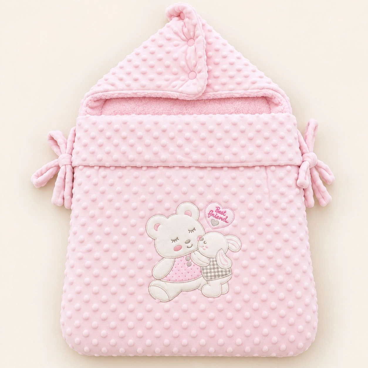Sunnozy Branded Baby Sleeping Bag/Carry Nest(pink)
