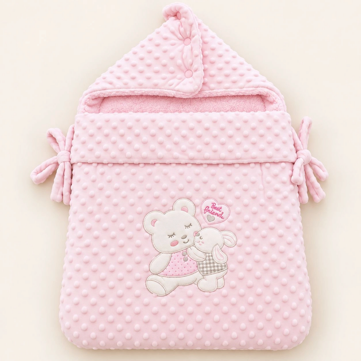 Sunnozy Branded Baby Sleeping Bag/Carry Nest(pink)