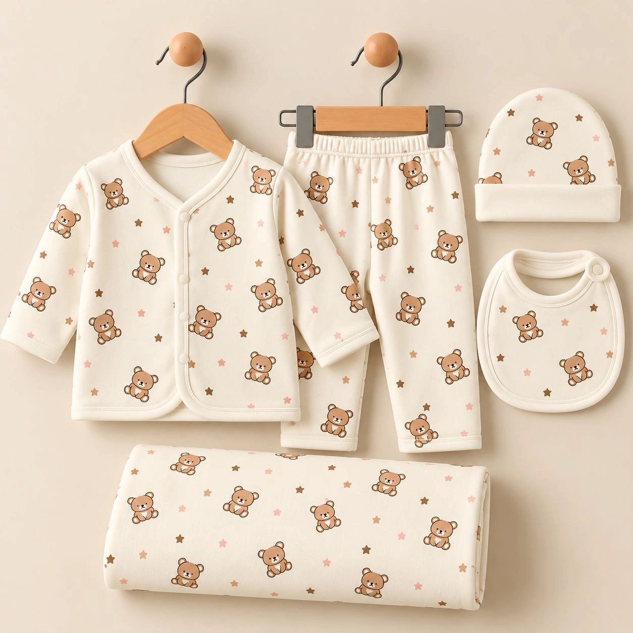 Baby winter 5 Pcs Starter Set Dresses