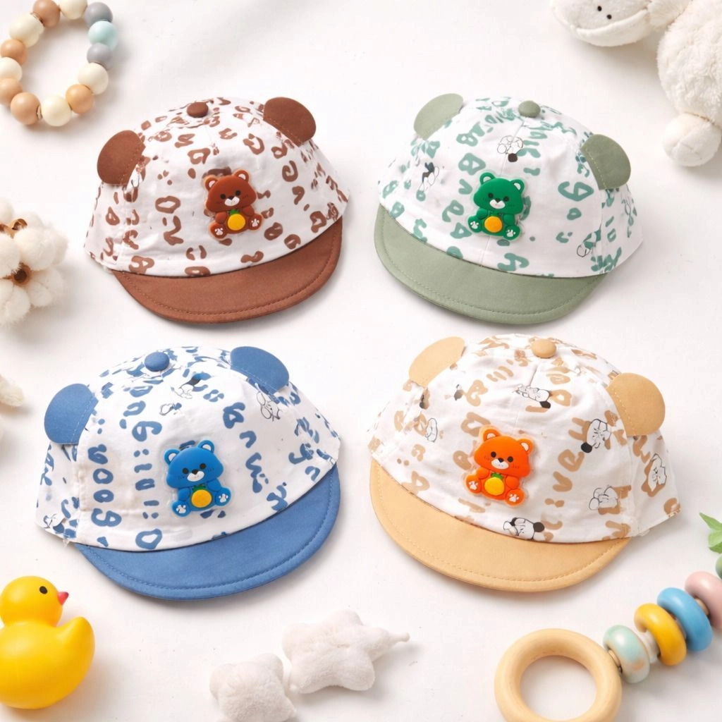 Baby P-Cap Style Cotton Caps(0-6 months)