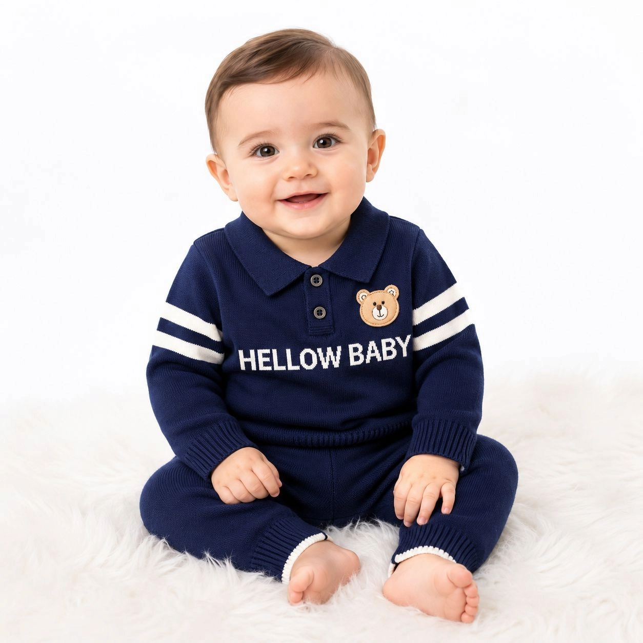 Baby Woolen Pajama Suits – Winter Collection ❄️