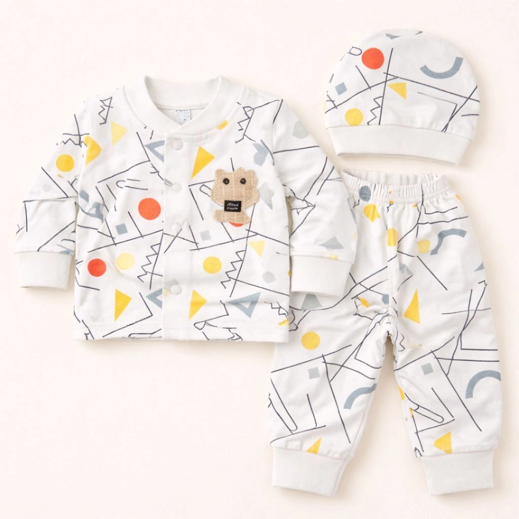 Baby Pajama Suit with Cap(0-3 months)