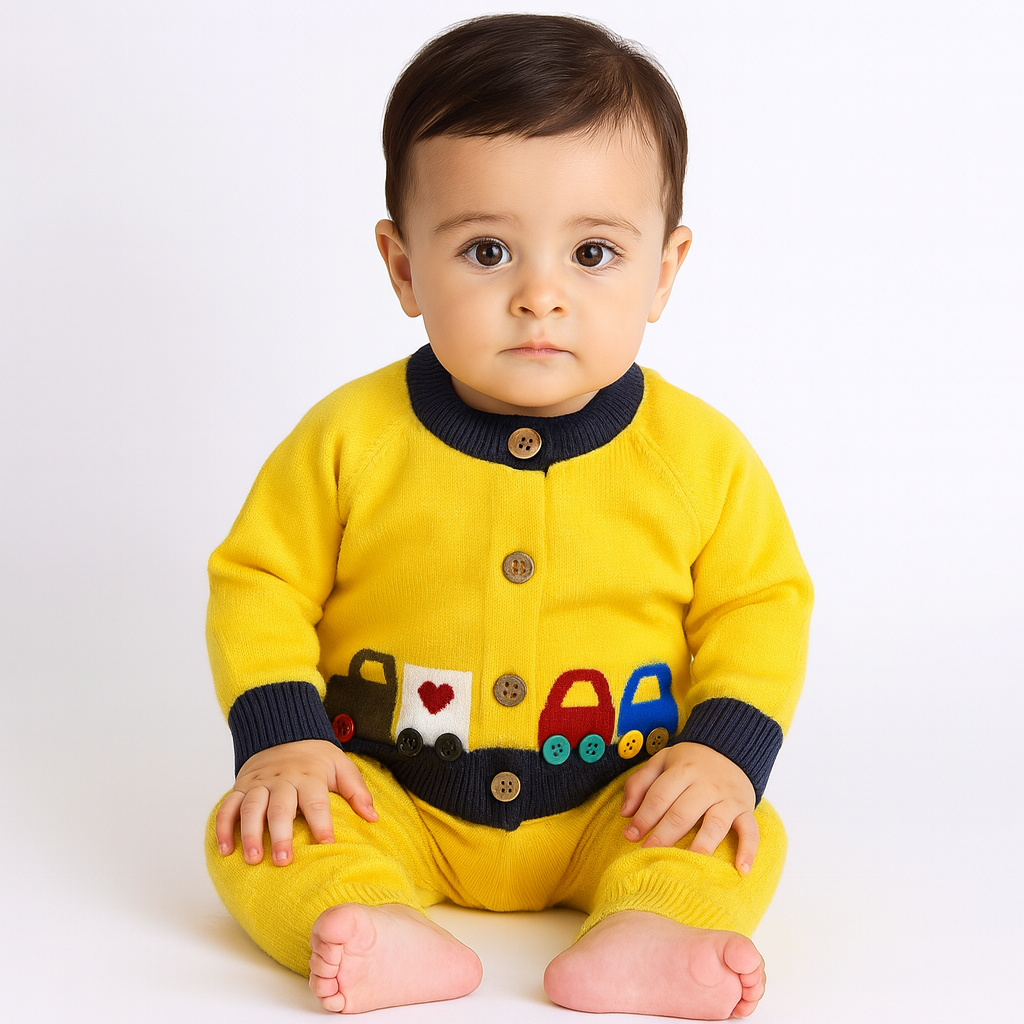 Baby Woolen Pajama Suits – Winter Collection ❄️