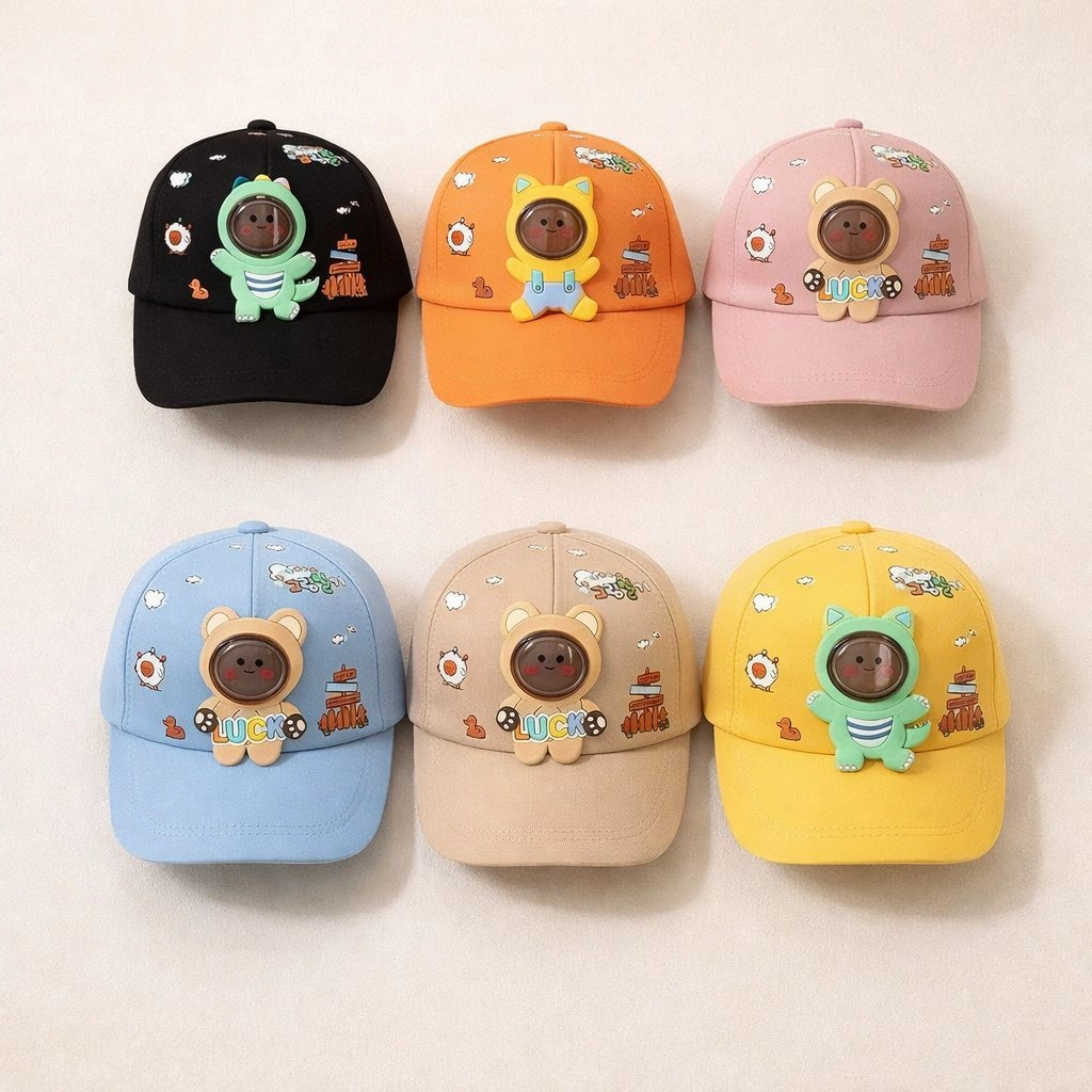Baby P-Cap Style Cotton Caps(1-5 years )