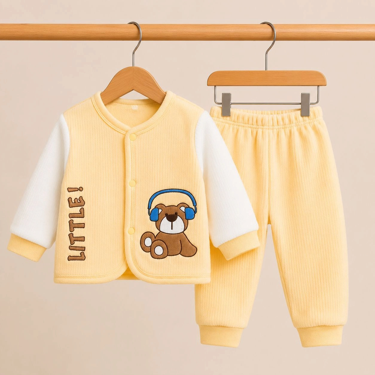 Winter Fleece 2 pc baby suits