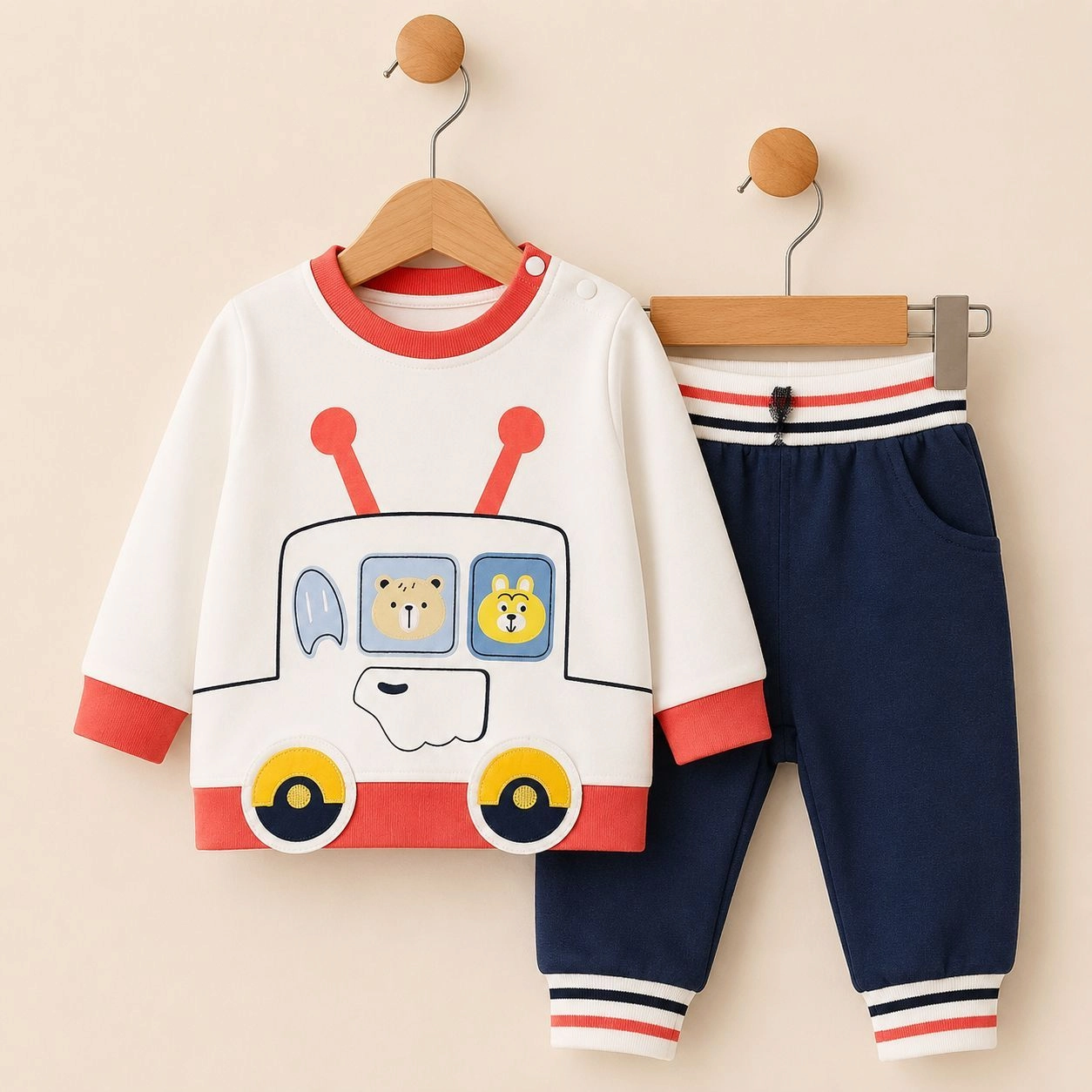 Justborn Branded Baby Pajama Suit