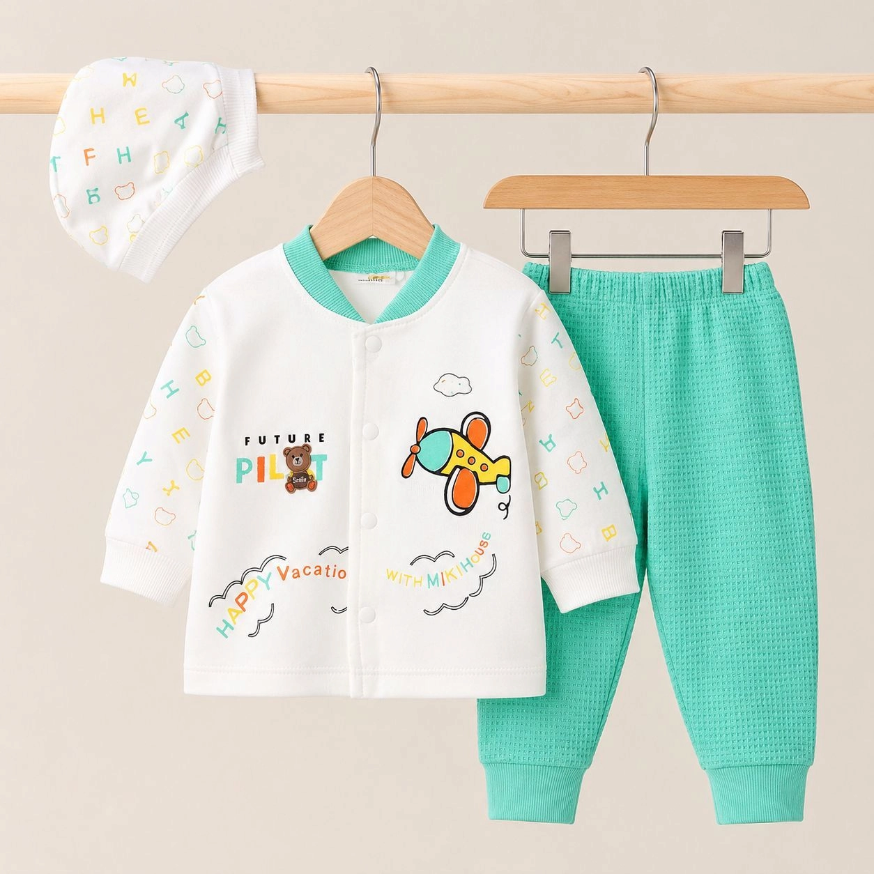 Baby Pajama Suit with Cap SK(0-3 months)