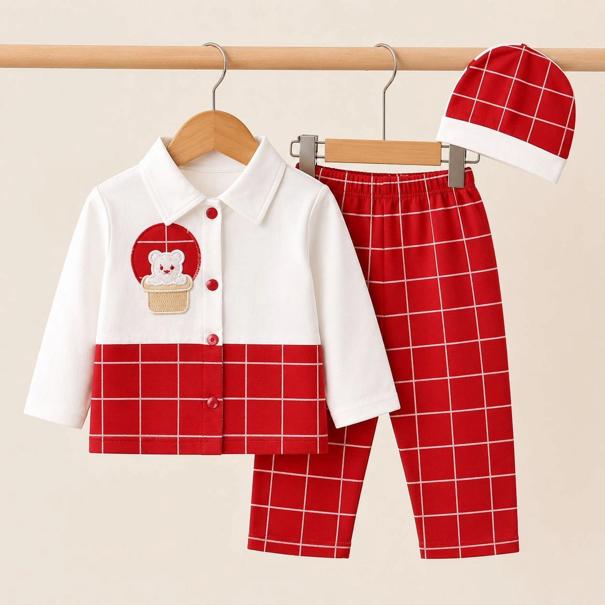 Baby Pajama Suit with Cap SK(0-3 months)