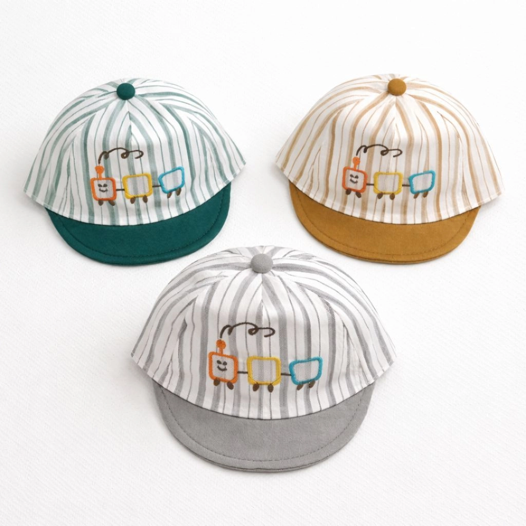 Baby P-Cap Style Cotton Caps(0-6 months)