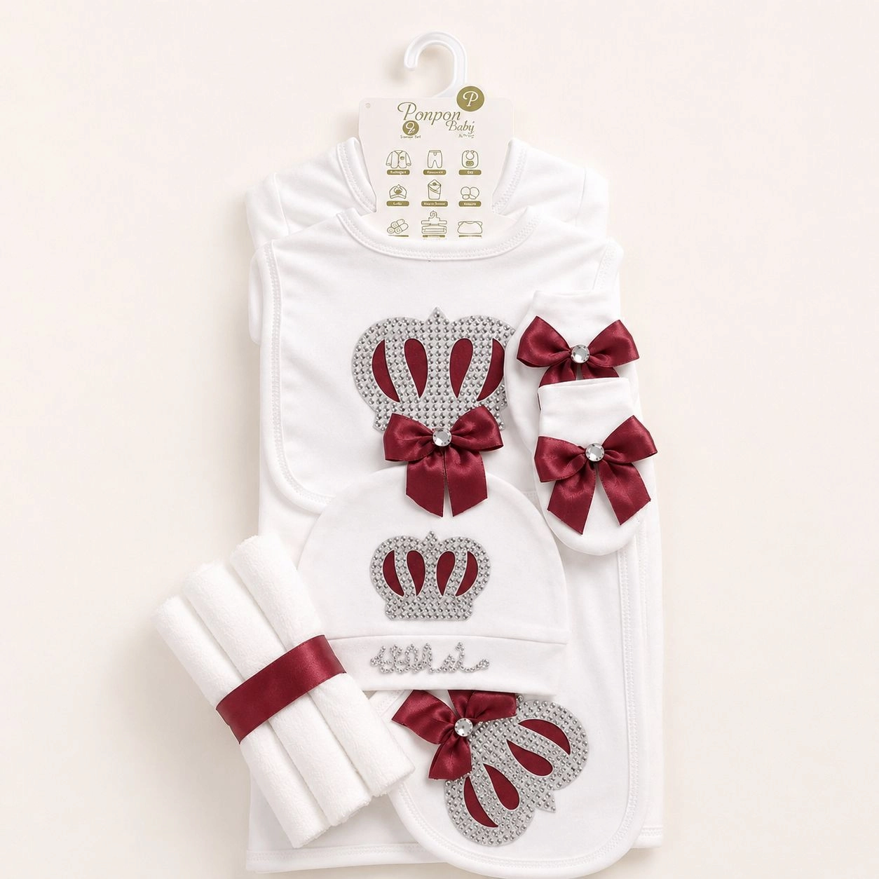 Baby Crown Theme 10-Piece Starter Set