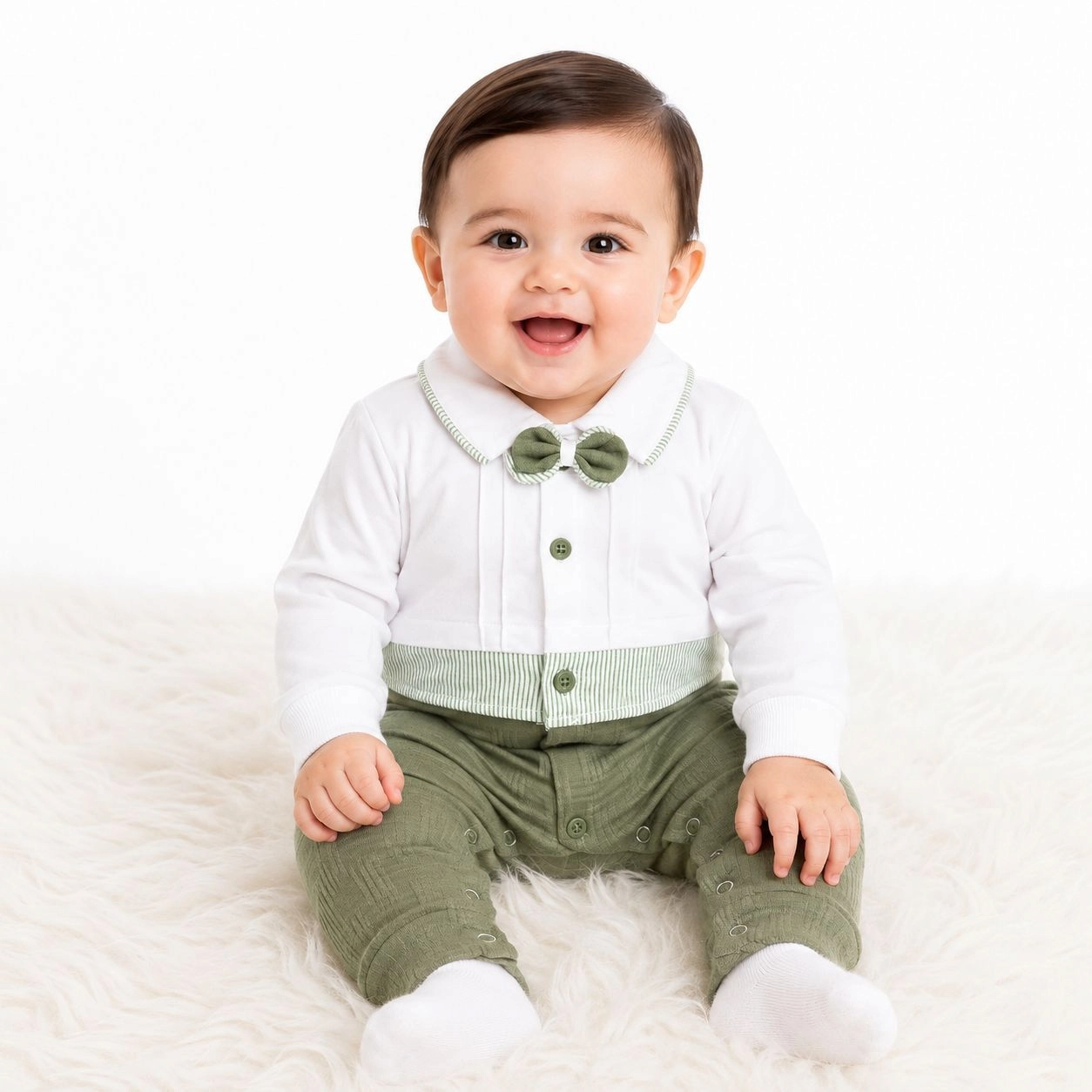 MC Premium Tux Baby Rompers Collection