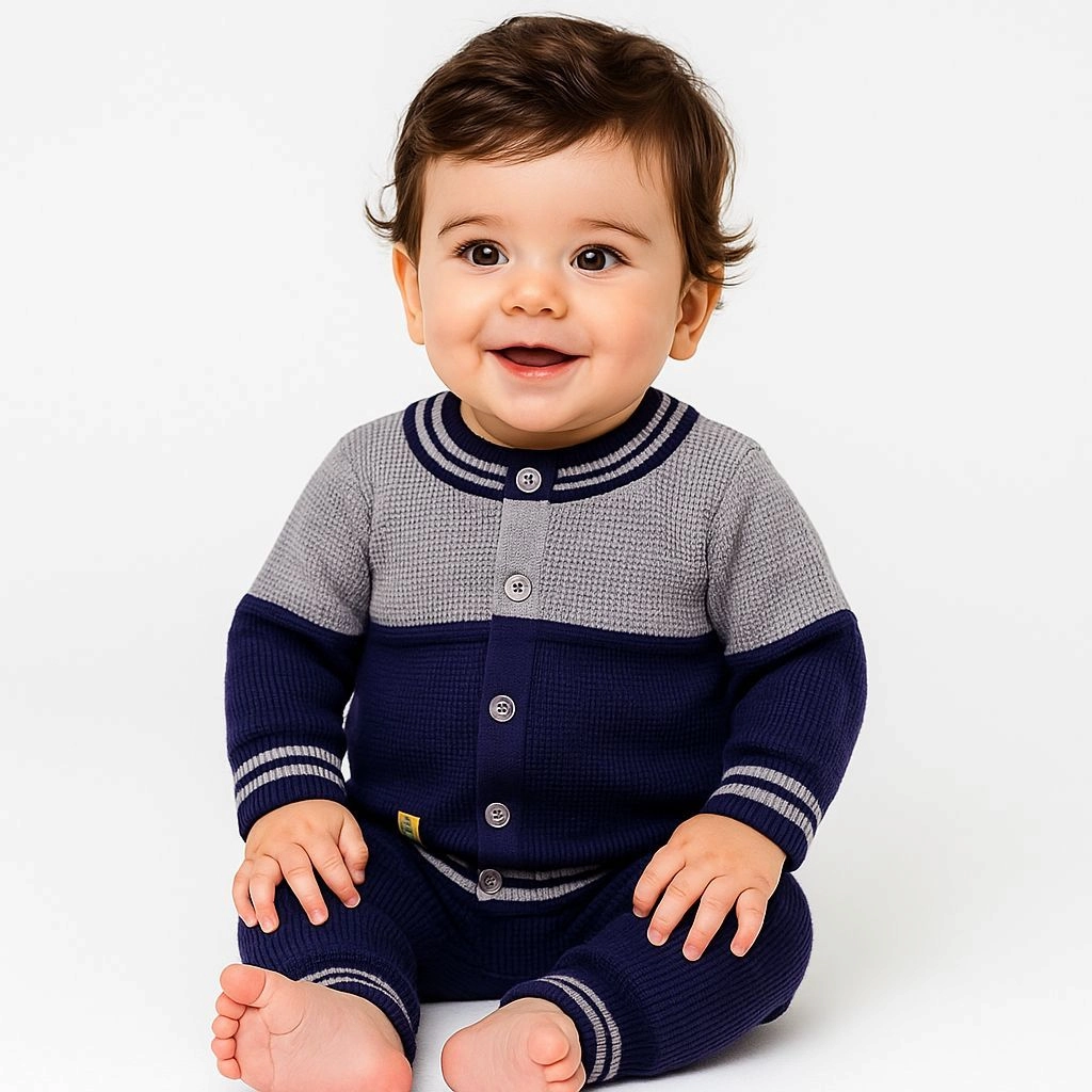 Baby Woolen Pajama Suits – Winter Collection ❄️