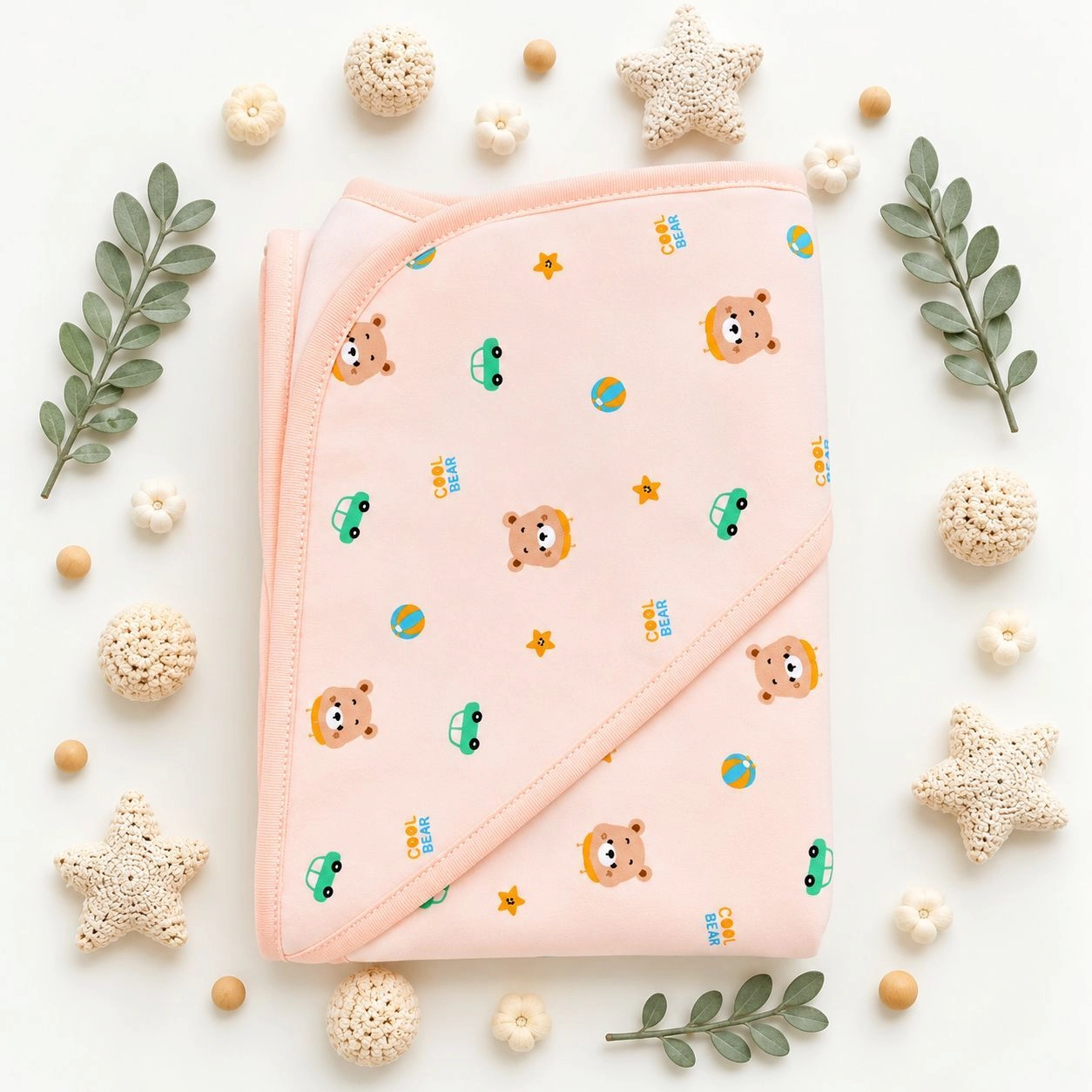 Baby Hooded Fleece Wrapping Sheets