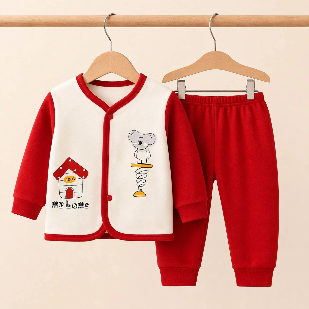 Imported Fleece 2 pc baby suits