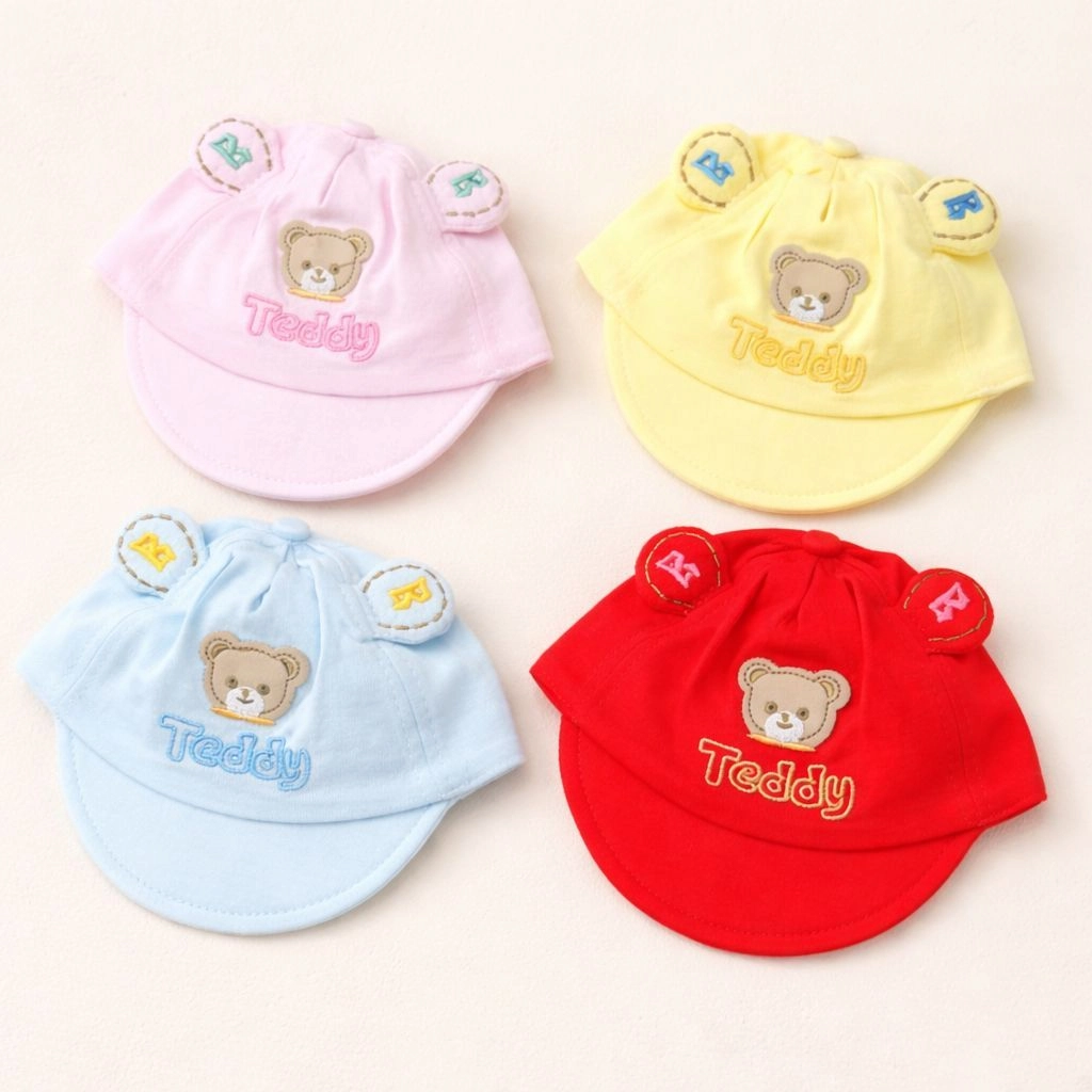 Baby P-Cap Style Cotton Caps(0-6 months)