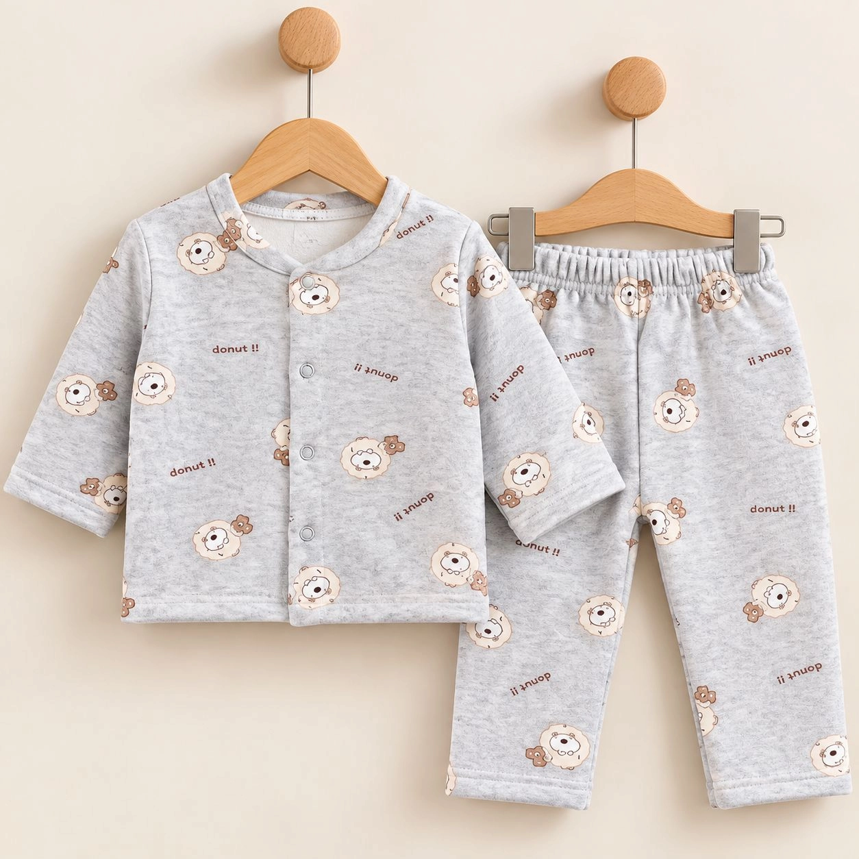 Winter Fleece 2 pc baby suits
