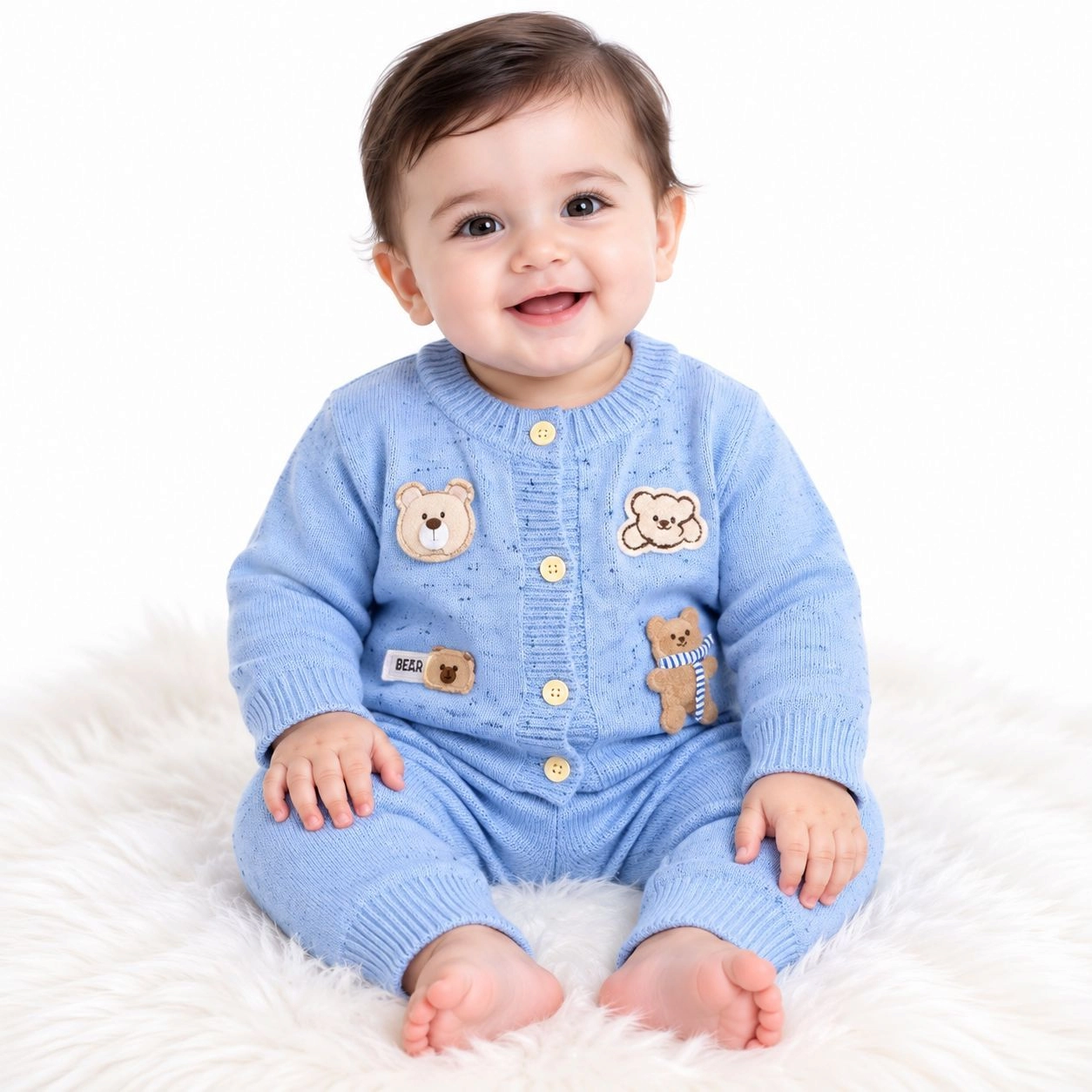 Baby Woolen Pajama Suits – Winter Collection ❄️