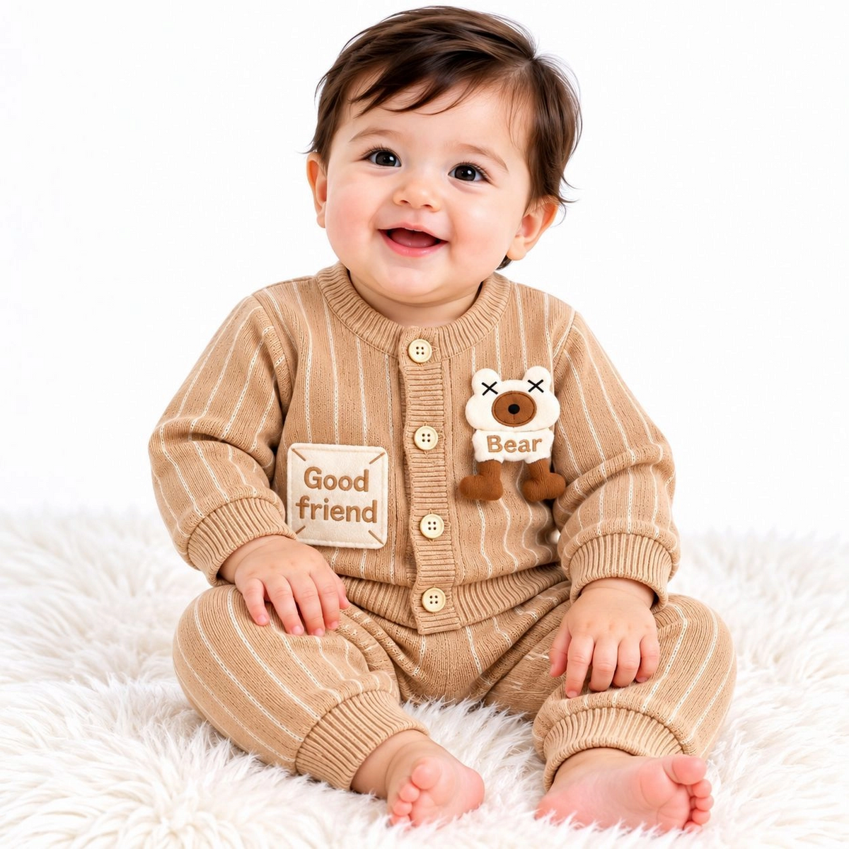 Baby Woolen Pajama Suits – Winter Collection ❄️ – winter baby 2 piece sets for newborns and infants in Pakistan | Baby Spot