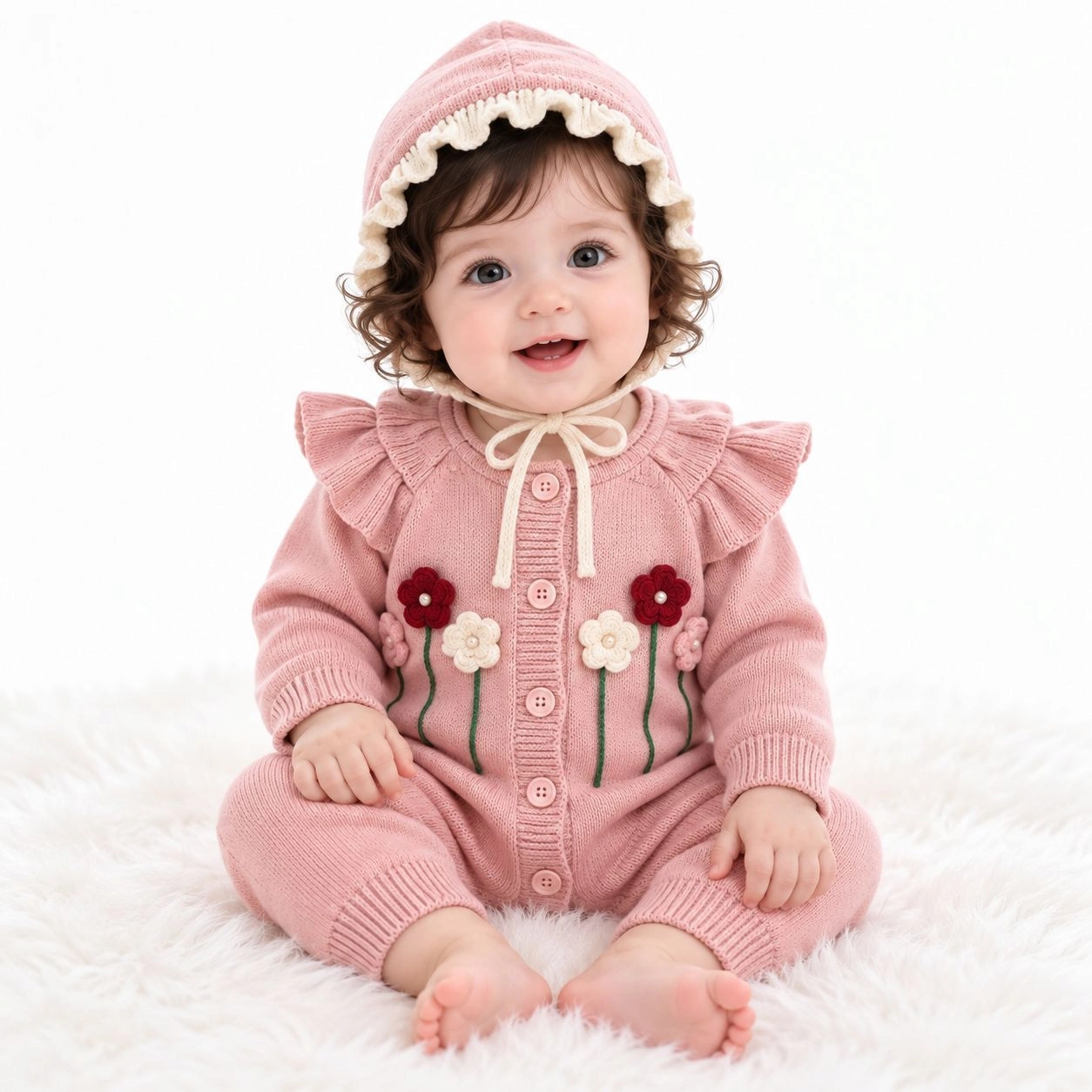 Imported Woolen Baby Rompers