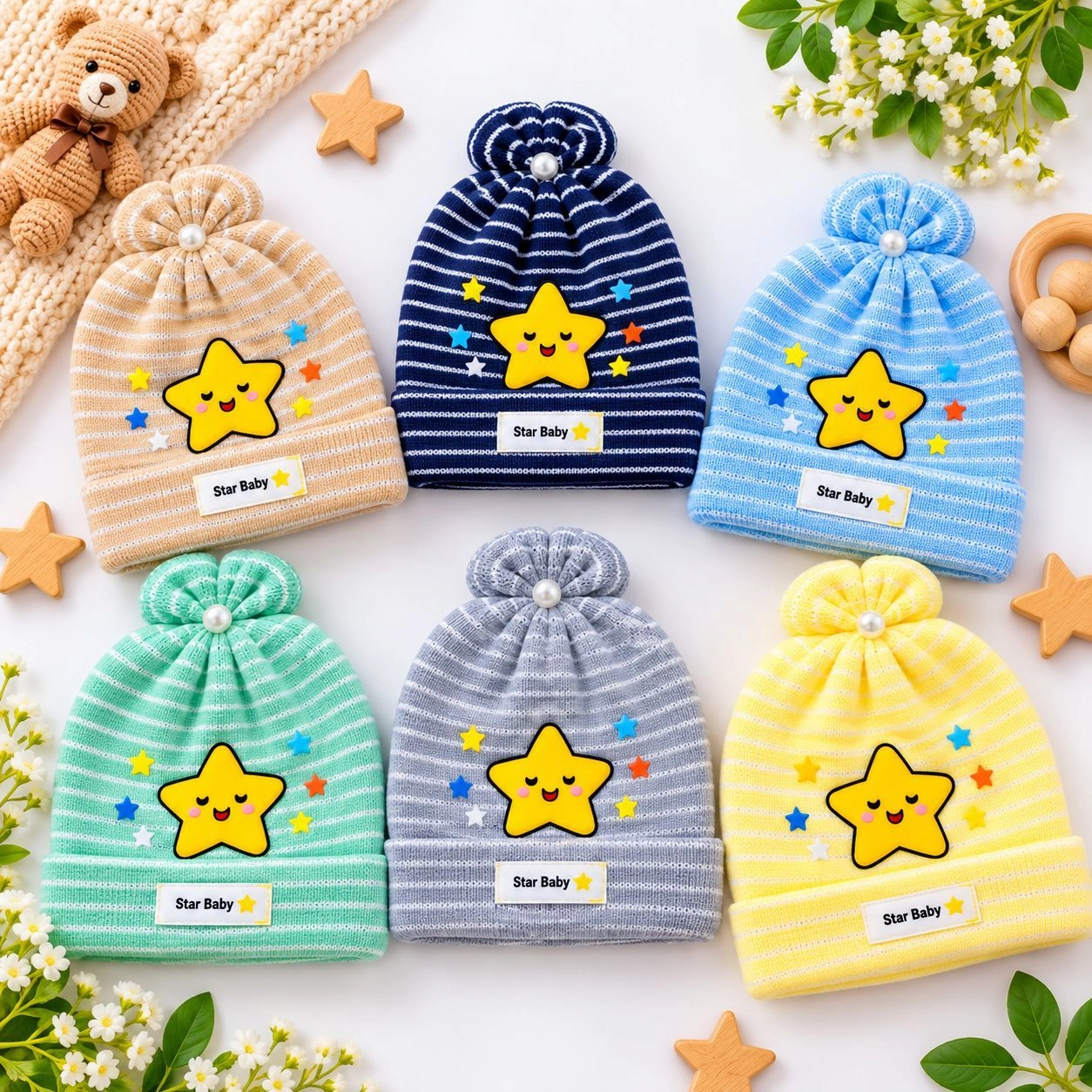 Imported Baby Woolen Caps Collection