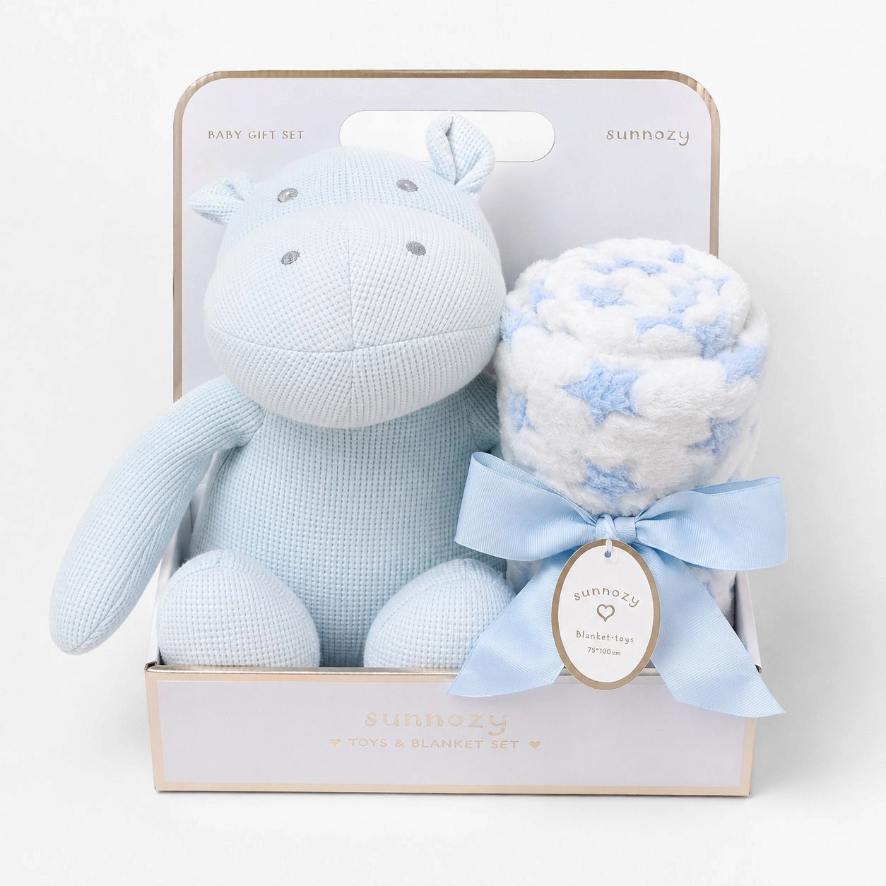 Sunnozy baby blanket with Toy B3