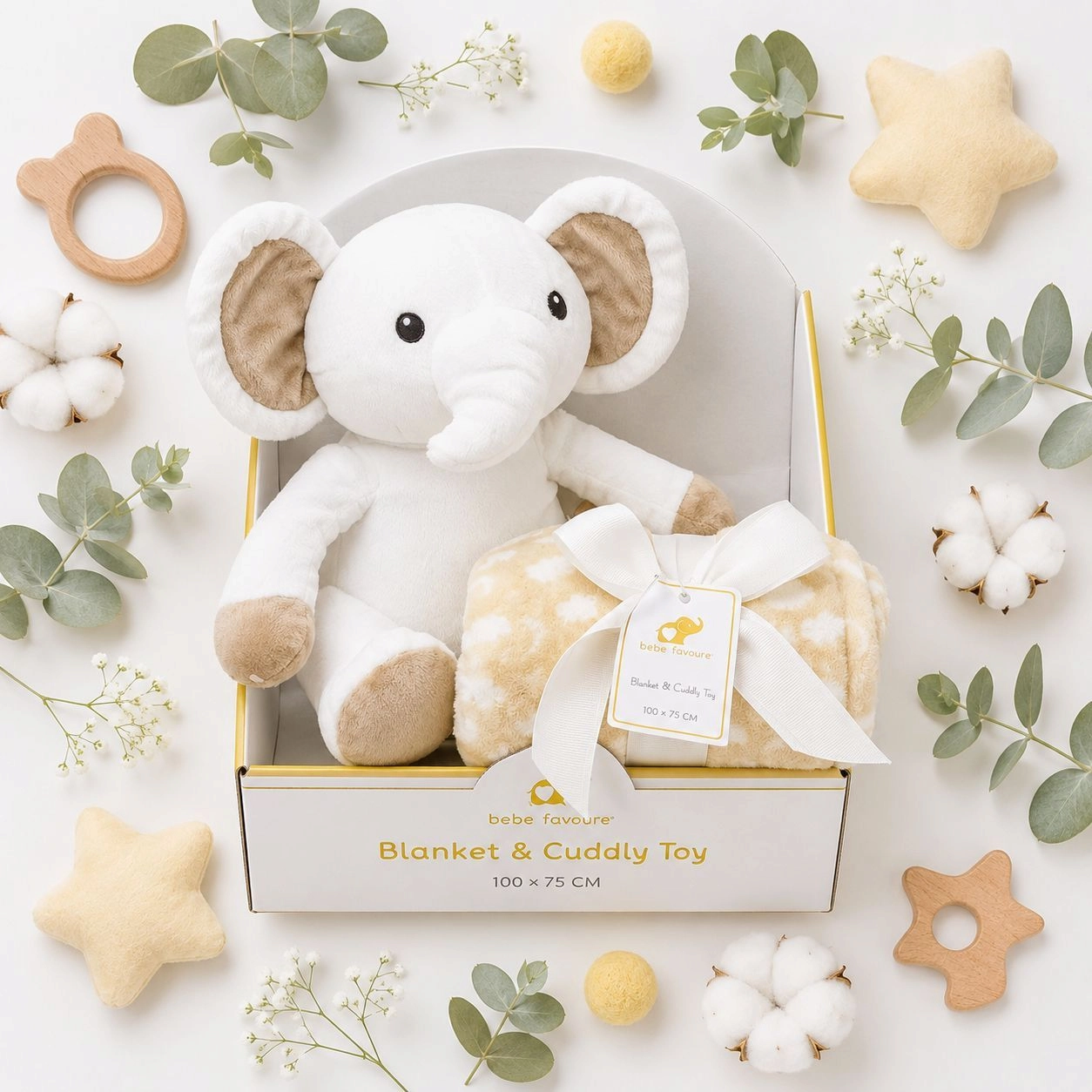 Sunnozy baby blanket with Toy Y