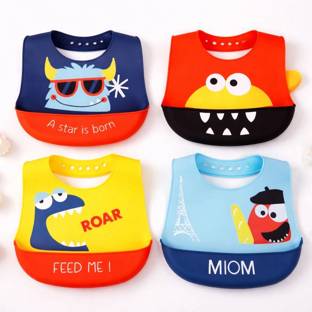 Baby Silicone Bibs Collection – The Perfect Mealtime Companion