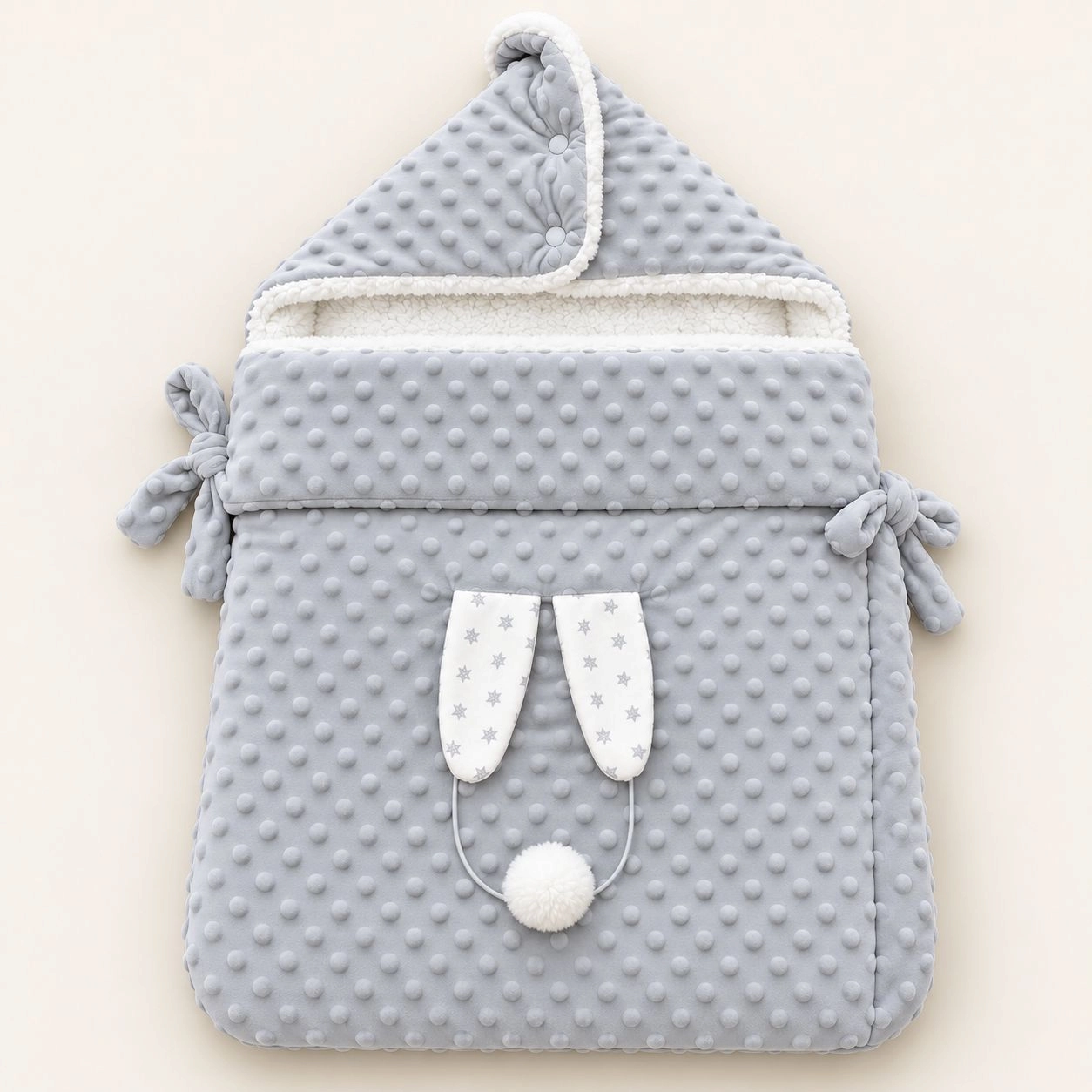Sunnozy Branded Baby Sleeping Bag/Carry Nest(Grey)
