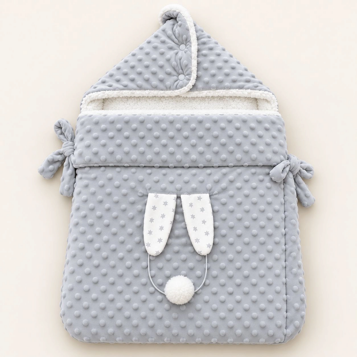 Sunnozy Branded Baby Sleeping Bag/Carry Nest(Grey)