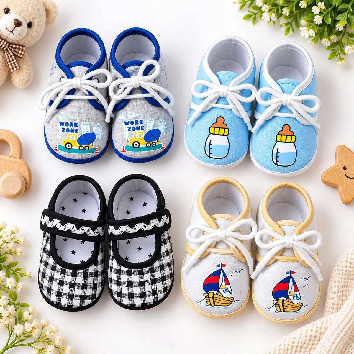 Deal of Baby Imported Cotton Shoes Collection