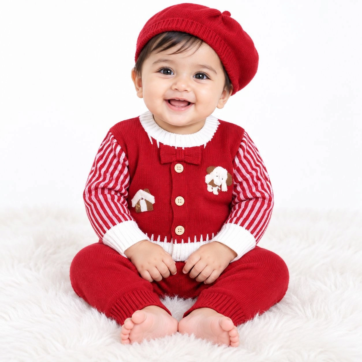 Baby Woolen Pajama Suits – Winter Collection ❄️